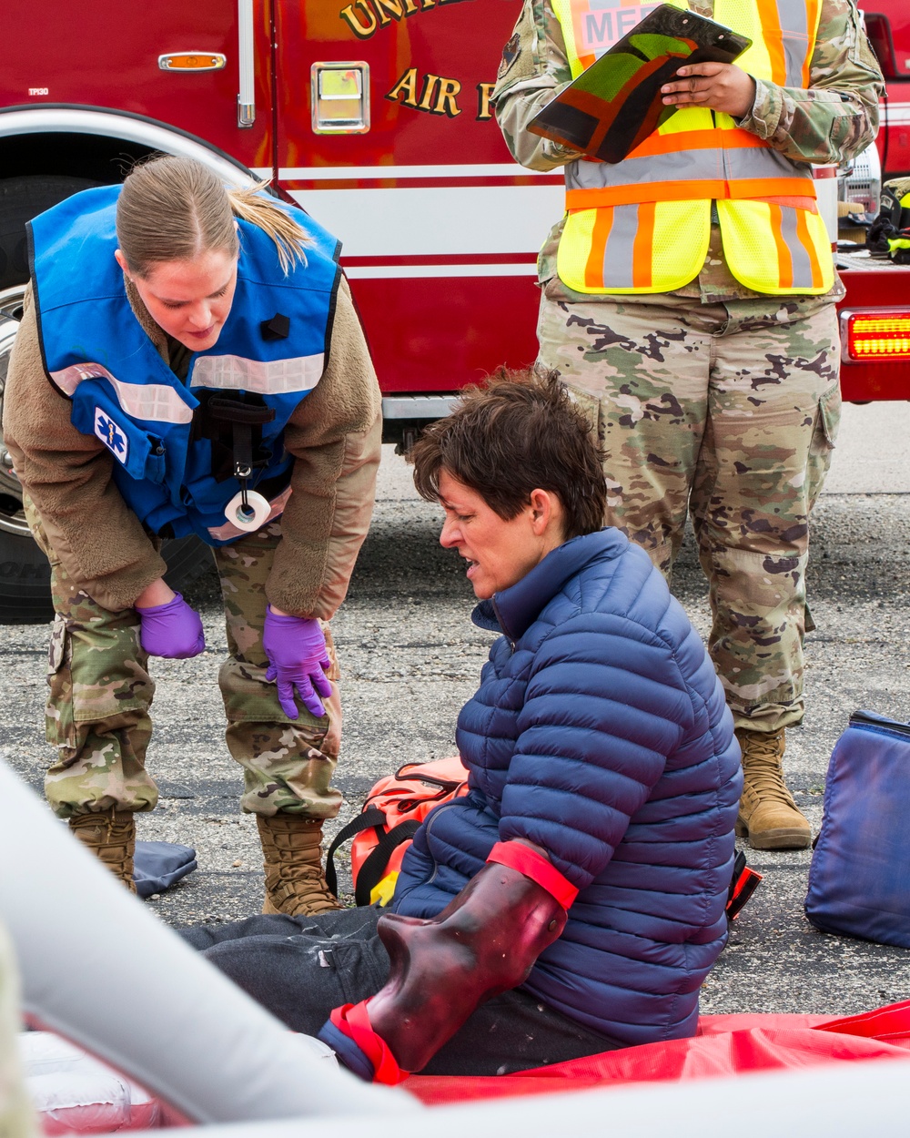 Wright-Patt stages mass-casualty exercise