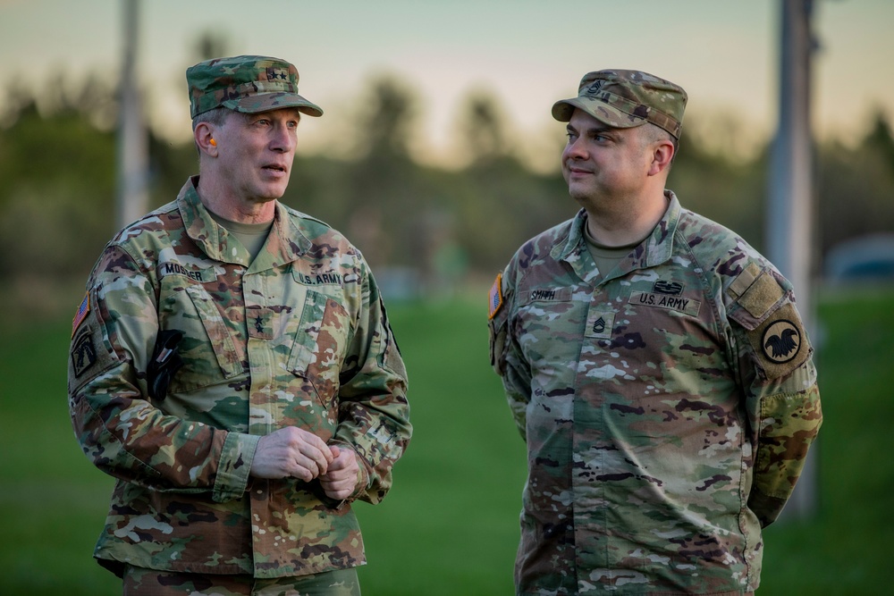 2022 Army Reserve Best Squad Competition M4 Night Fire