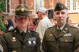 Artillery commandant administers Oath of Office to new officers