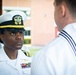 Navy Service Dress White Inspection Aboard Cherry Point