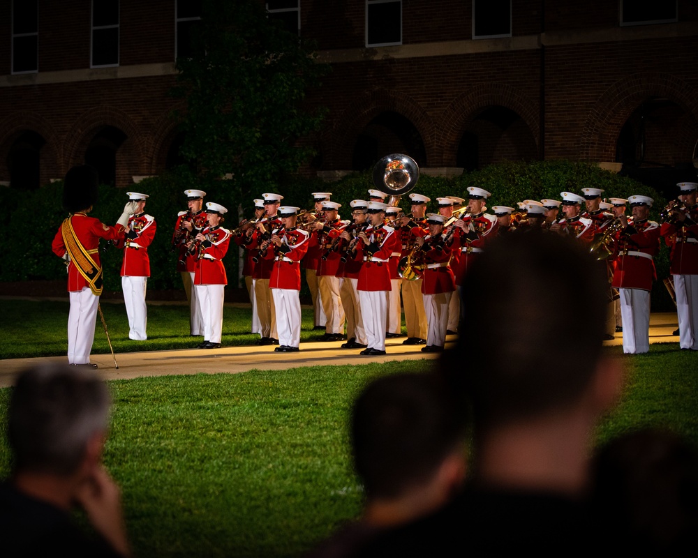 The Barracks hosted a remarkable parade for five former Assistant Commandants of the Marine Corps