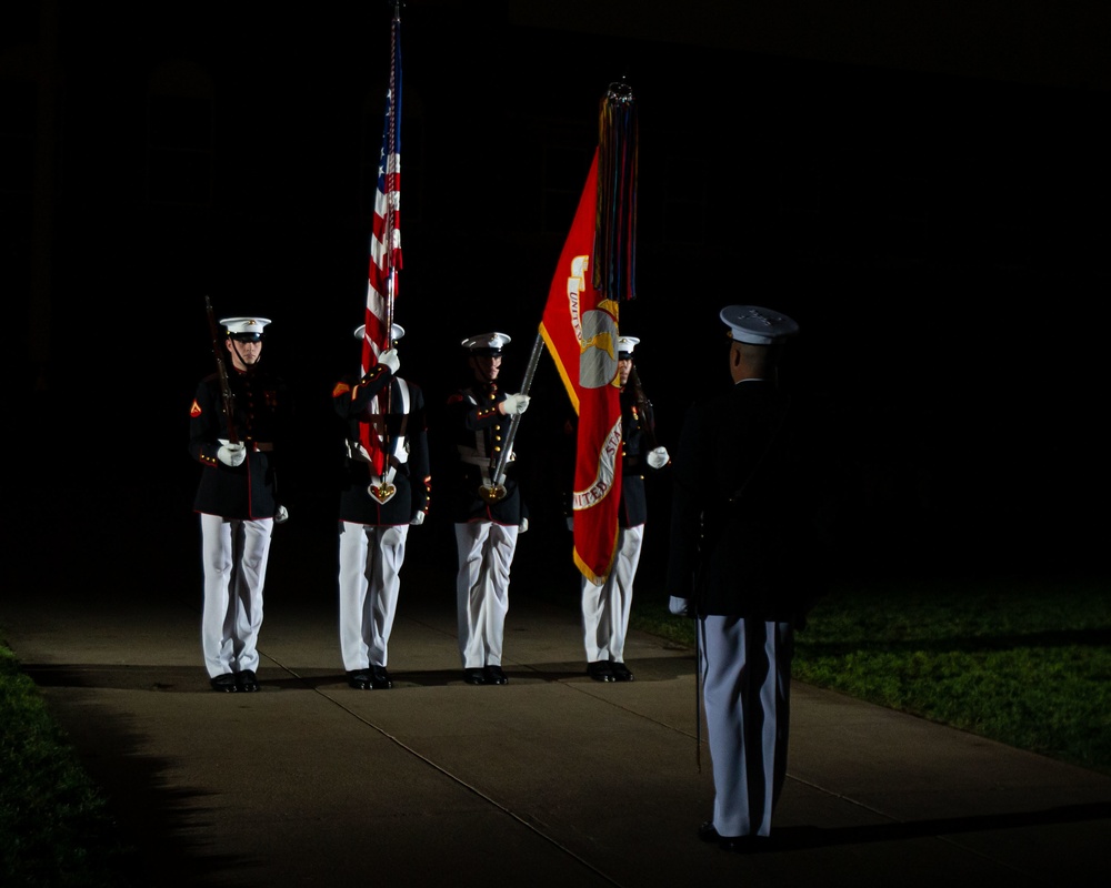 The Barracks hosted a remarkable parade for five former Assistant Commandants of the Marine Corps