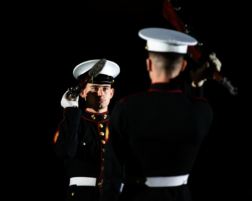 The Barracks hosted a remarkable parade for five former Assistant Commandants of the Marine Corps