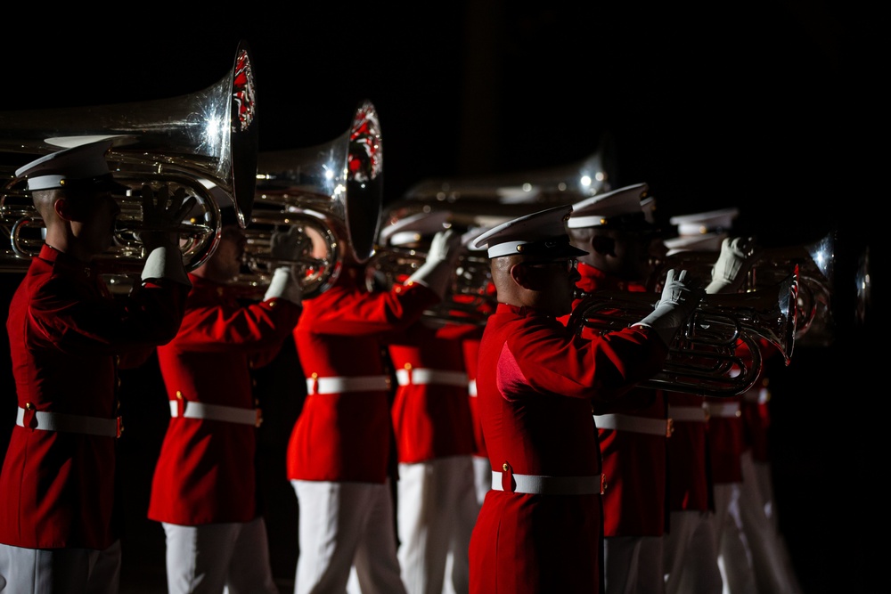 The Barracks hosted a remarkable parade for five former Assistant Commandants of the Marine Corps