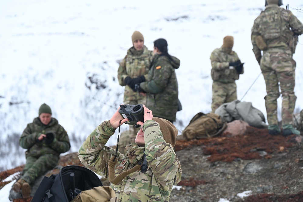 U.S. Service Members and International Partners train with A-10C Thunderbolt II during Swift Response Exercise