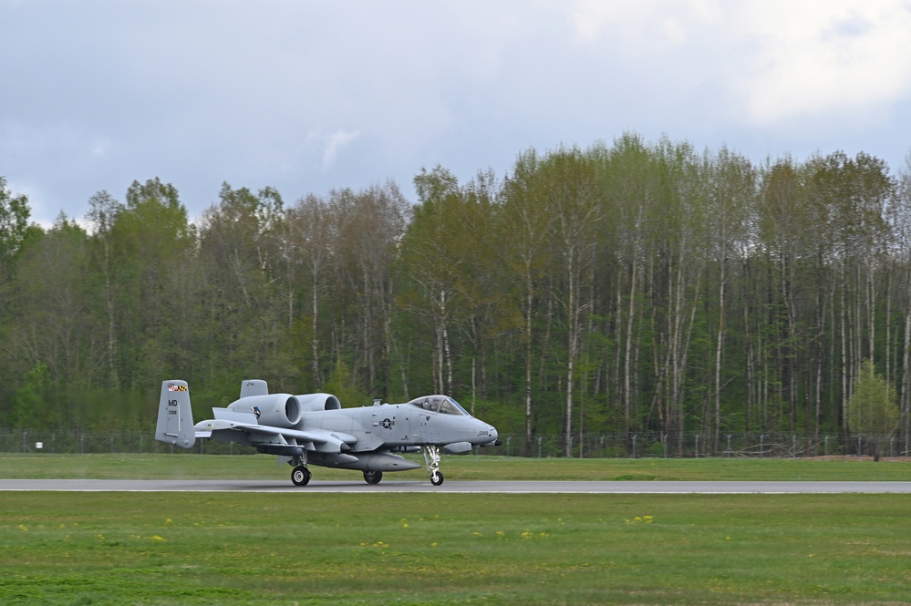 Maryland Air National Guard Arrives in Latvia for DEFENDER-Europe 22