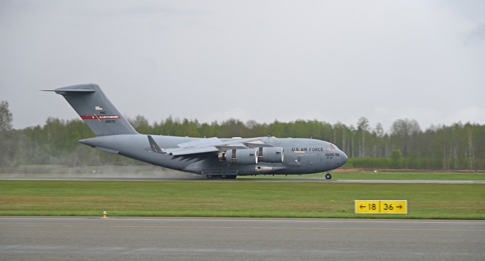 Maryland Air National Guard Arrives in Latvia for DEFENDER-Europe 22