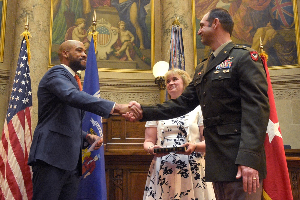 Brig. Gen. Strub promoted in State Capitol ceremony
