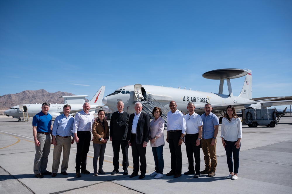 SECAF and CSAF visit Nellis