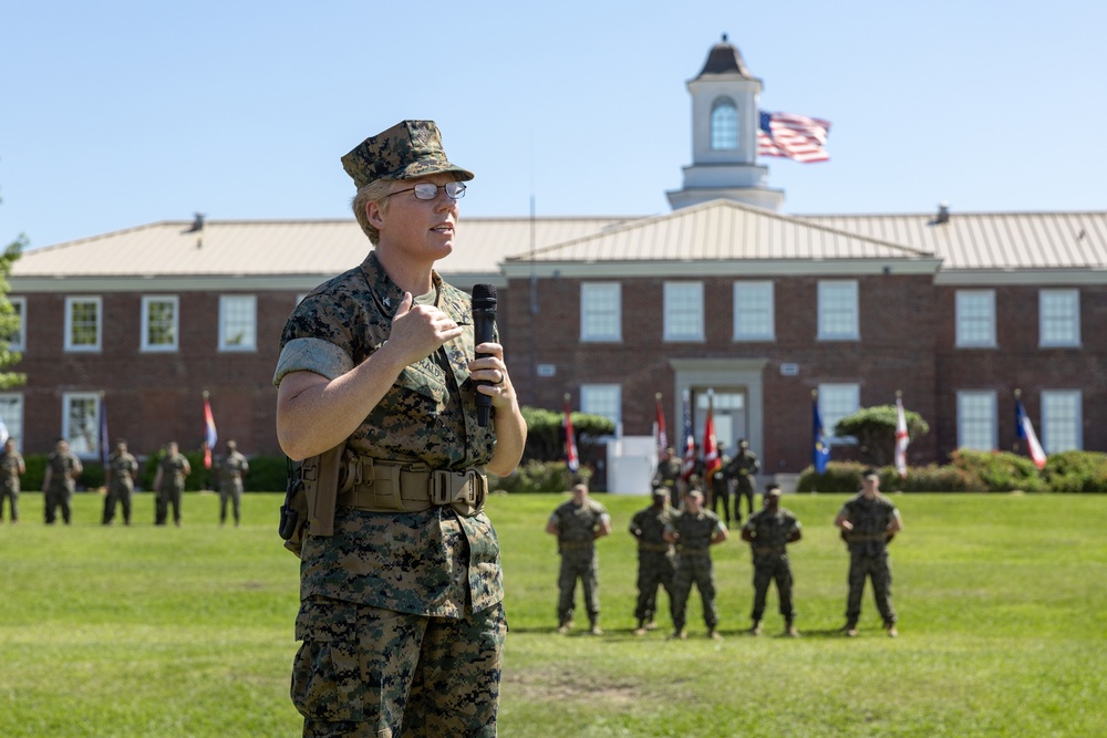 2nd Supply Battalion Change of Command Ceremony