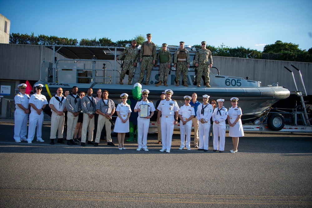 USS Constitution participates in Richmond Navy week