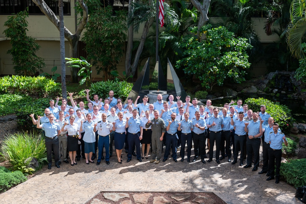 German Joint Command, Staff College students visit Pacific Air Forces Headquarters