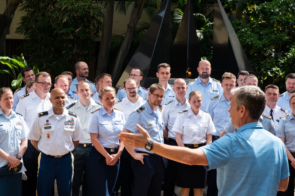German Joint Command, Staff College students visit Pacific Air Forces Headquarters