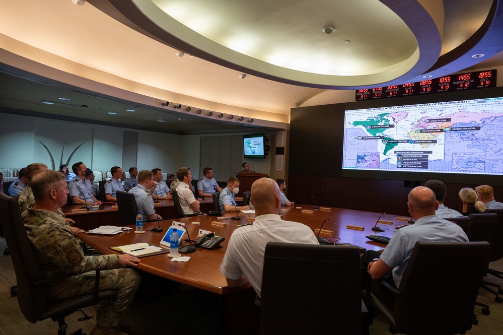 German Joint Command, Staff College students visit Pacific Air Forces Headquarters