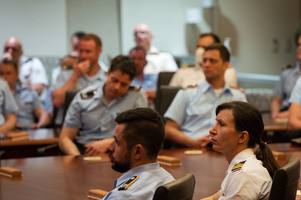 German Joint Command, Staff College students visit Pacific Air Forces Headquarters
