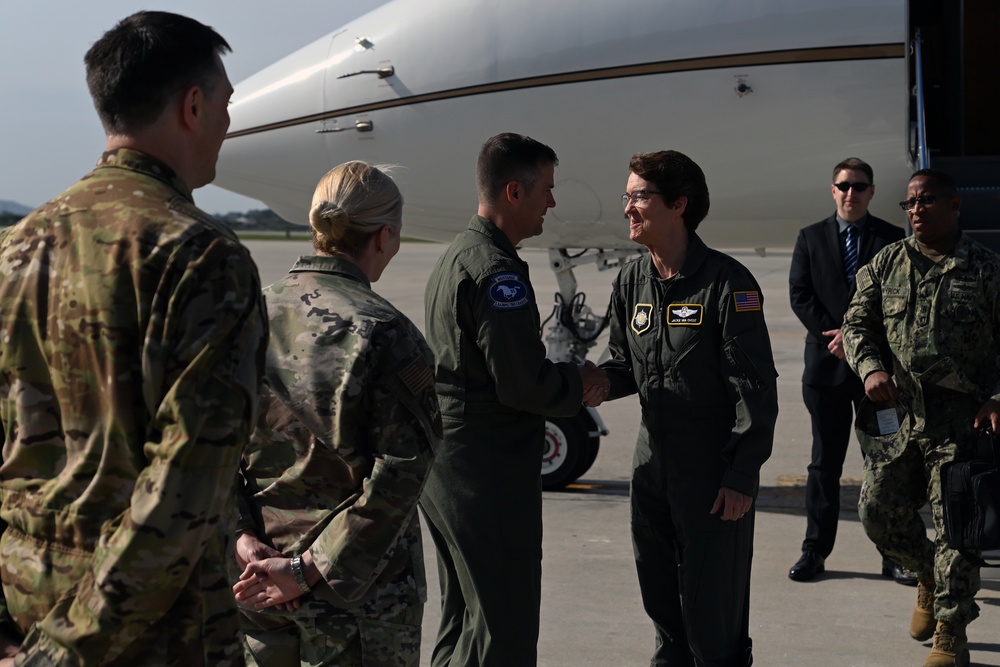 USTRANSCOM leadership tour ROK