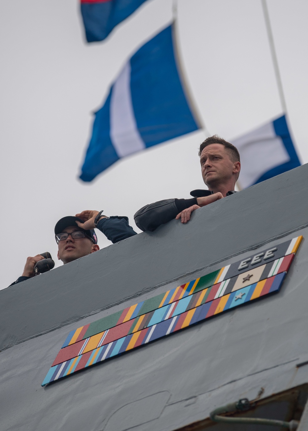 USS Milius trains seamanship