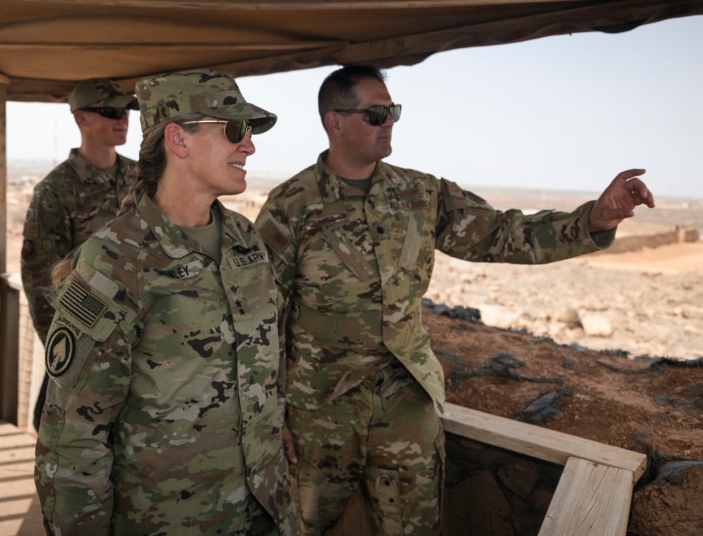 Maj. Gen. Jami Shawley tours Chabelley Airfield after assuming command of CJTF-HOA