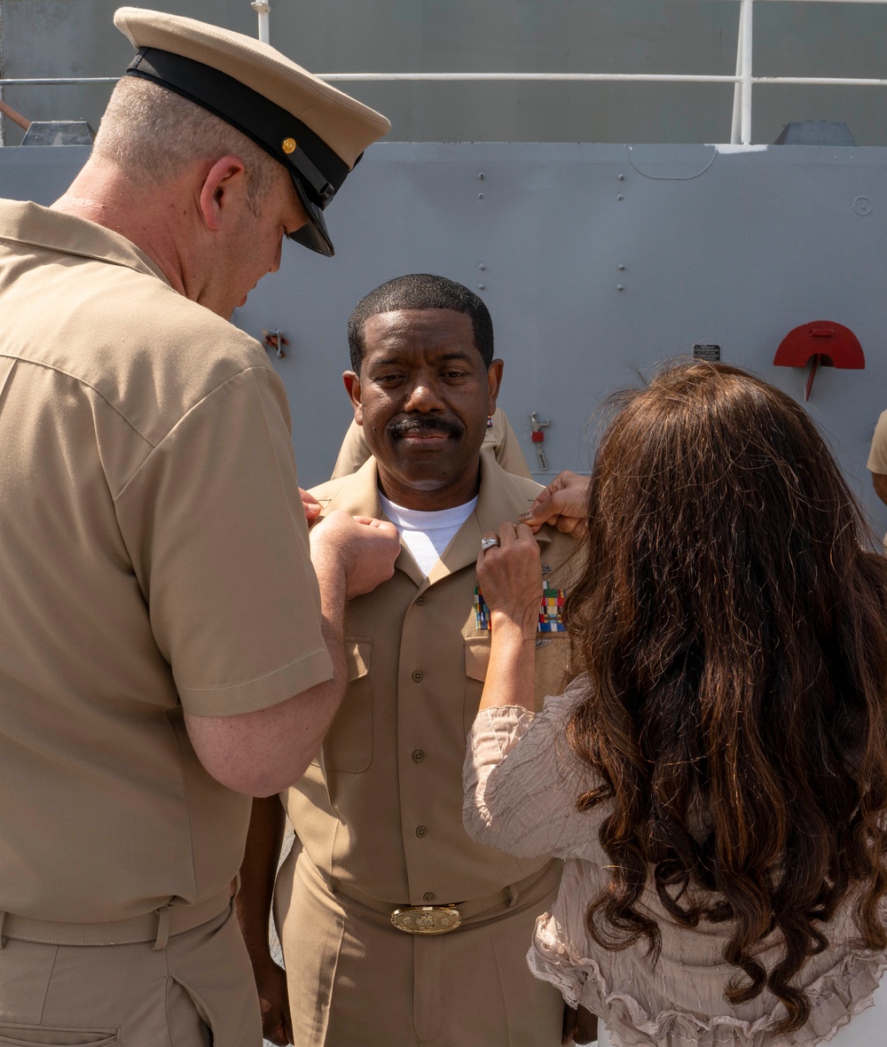 Blue Ridge Pins newest Senior and Master Chief Petty Officers