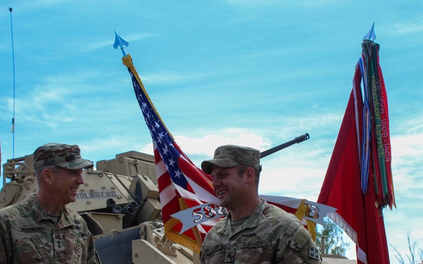 Soldier re-enlists at Poland with V Corps deputy commanding general