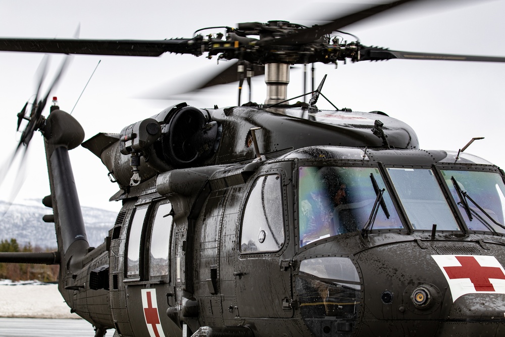 12 CAB MedEvac team supports Swift Response 22 in Norway