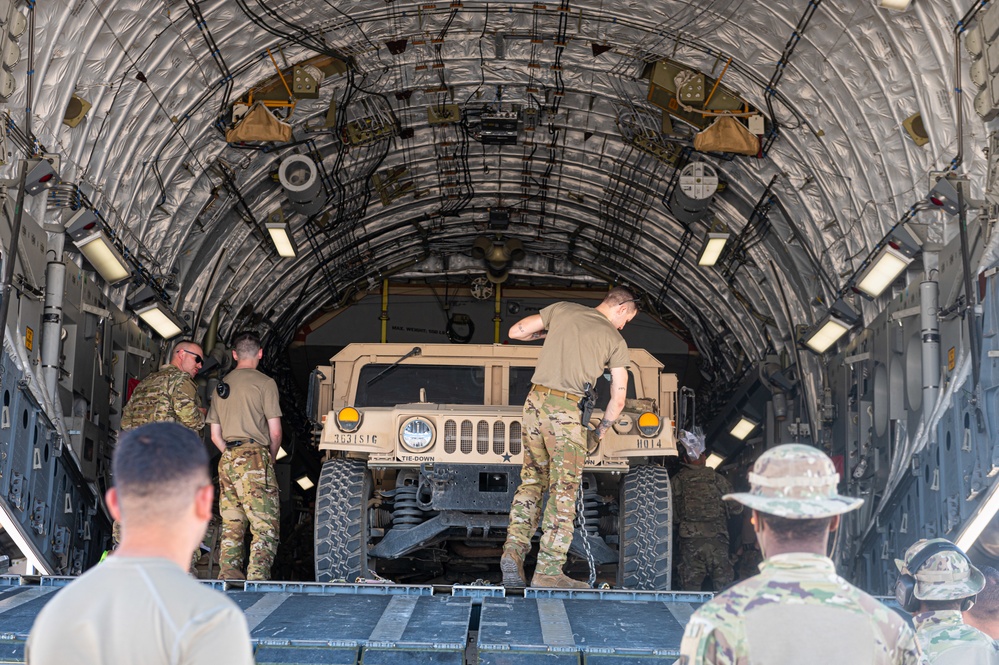 36th Sustainment Brigade executes first ever fly-away TAC package for CENTCOM