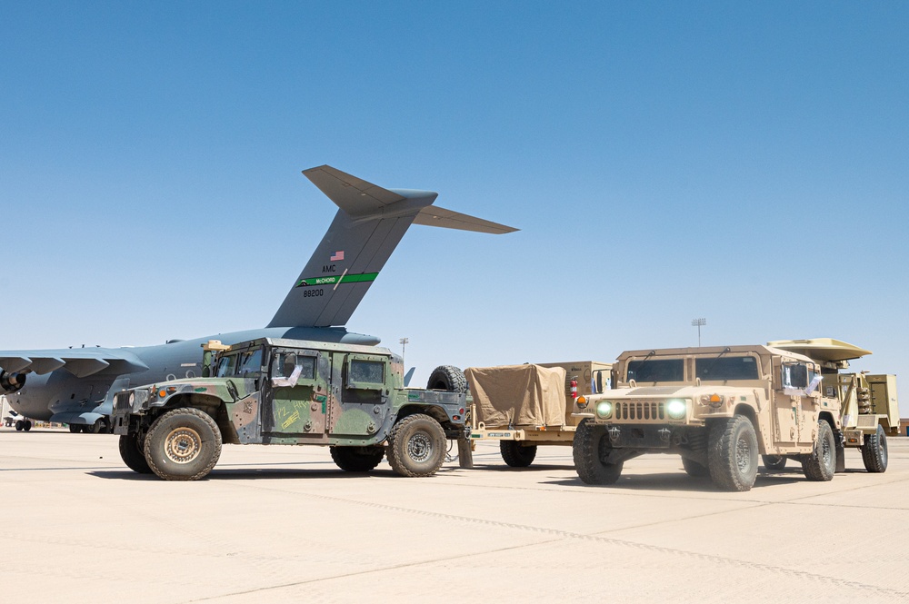 36th Sustainment Brigade executes first ever fly-away TAC package for CENTCOM