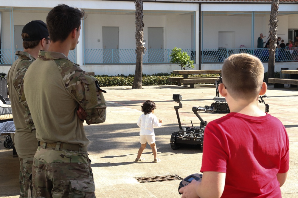 Family Nights Return to Rota Elementary School with STEAM Expo