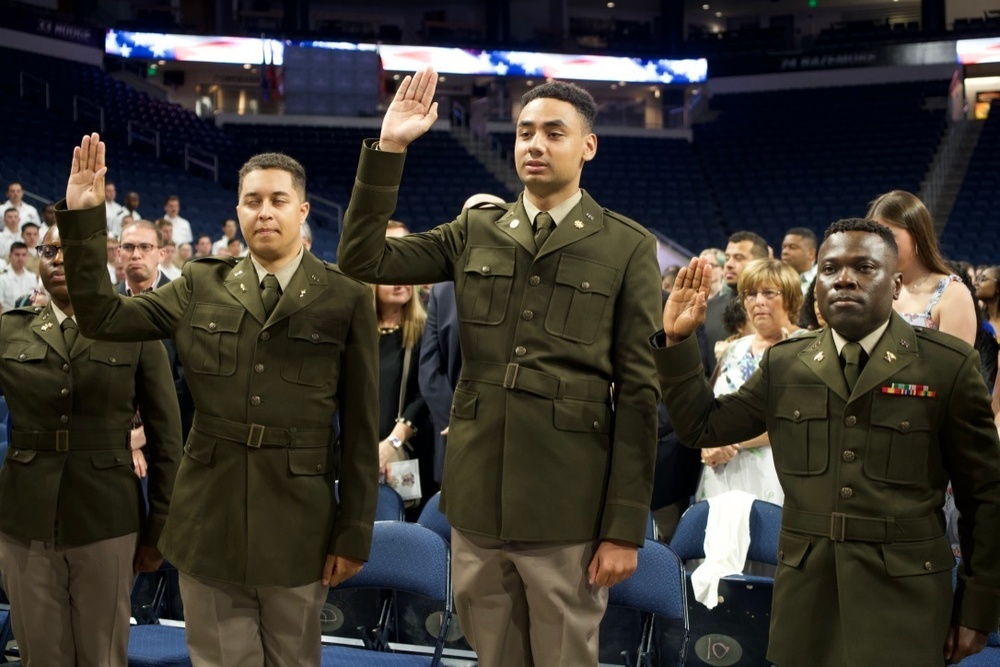 Local Graduating Midshipmen Receive Officers' Commission During Ceremony at Old Dominion University