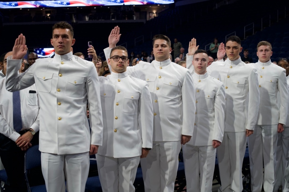 Local Graduating Midshipmen Receive Officers' Commission During Ceremony at Old Dominion University