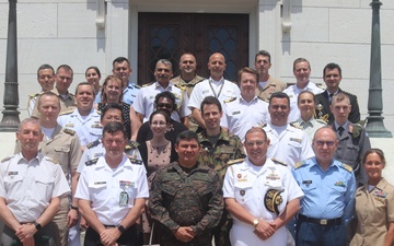 Foreign Military Attaches Visit U.S. Naval Observatory