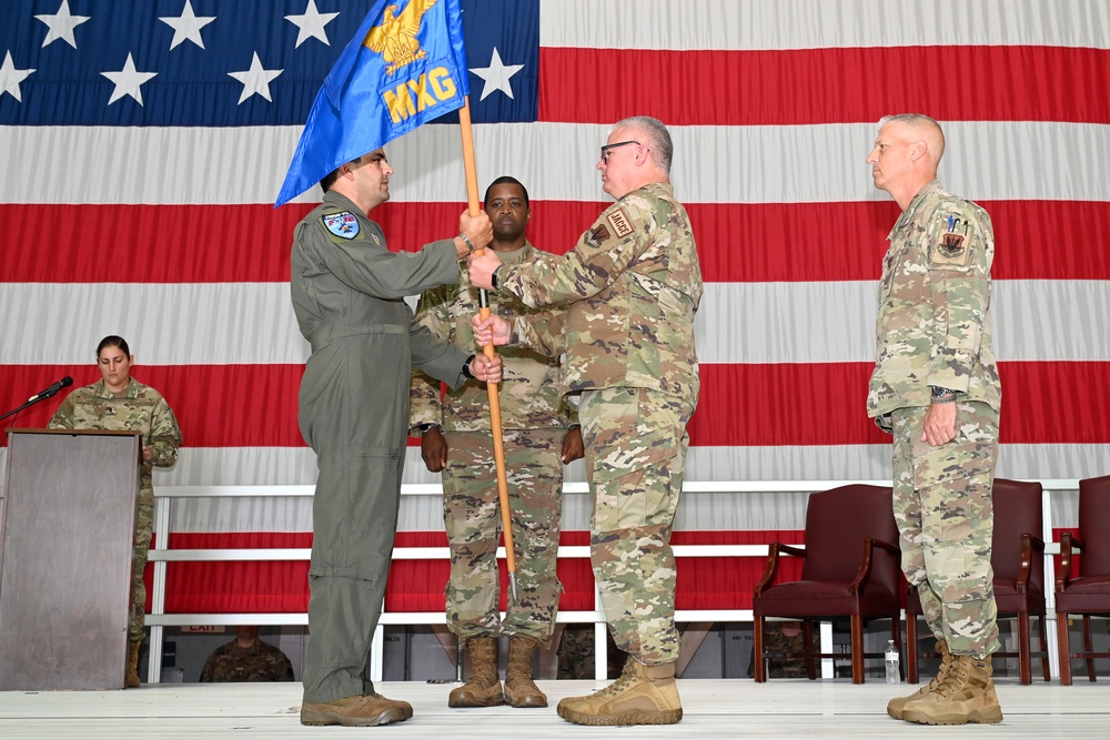 169th Maintenance Group Change of Command ceremony