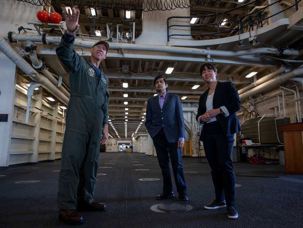 Dr. Kay Sullivan Visits USS Anchorage (LPD 23)