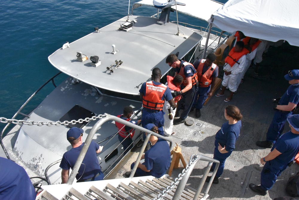Coast Guard Cutter Campbell repatriates 207 Haitians to Haiti