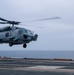 An MH-60R Prepares To Land On The Flight Deck