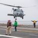 An MH-60R Sea Hawk Takes Off Of The Flight Deck