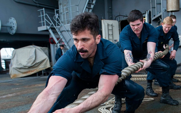 Sailors Heave In A Line