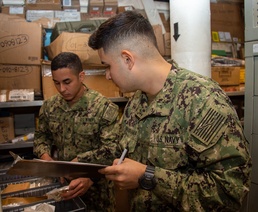 CTF-56 Supply Visit to USS Boxer