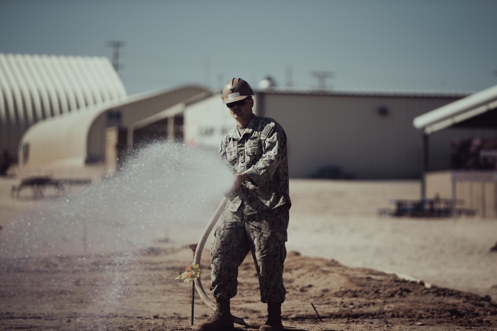 Desert Seabees at Work