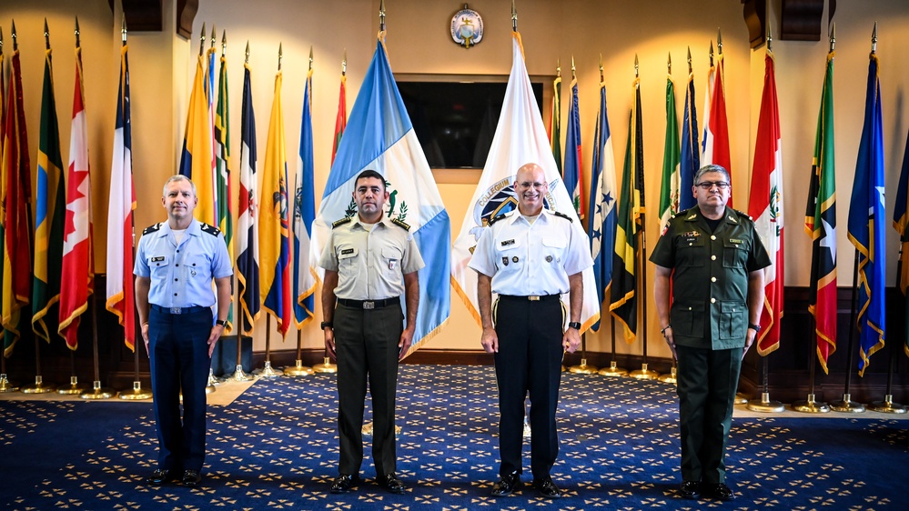 Colonel Pablo De Leon, Guatemala Delegate Visits IADC