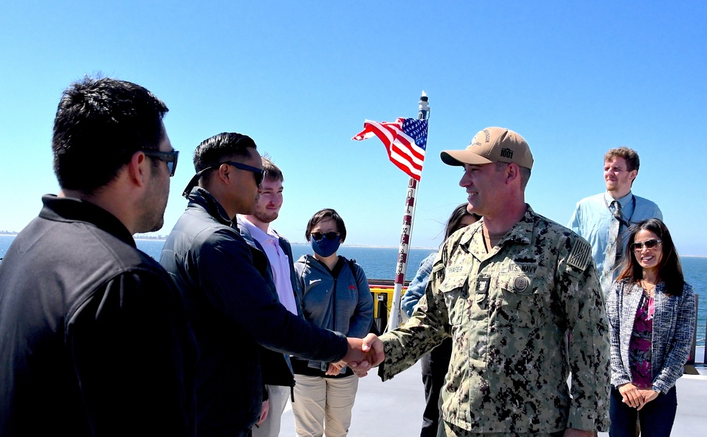MCTSSA Civilians visit USS Monsoor in San Diego