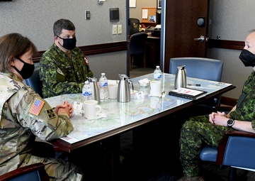 Director General Support, Canadian Joint Operations Command visits NORAD and USNORTHCOM