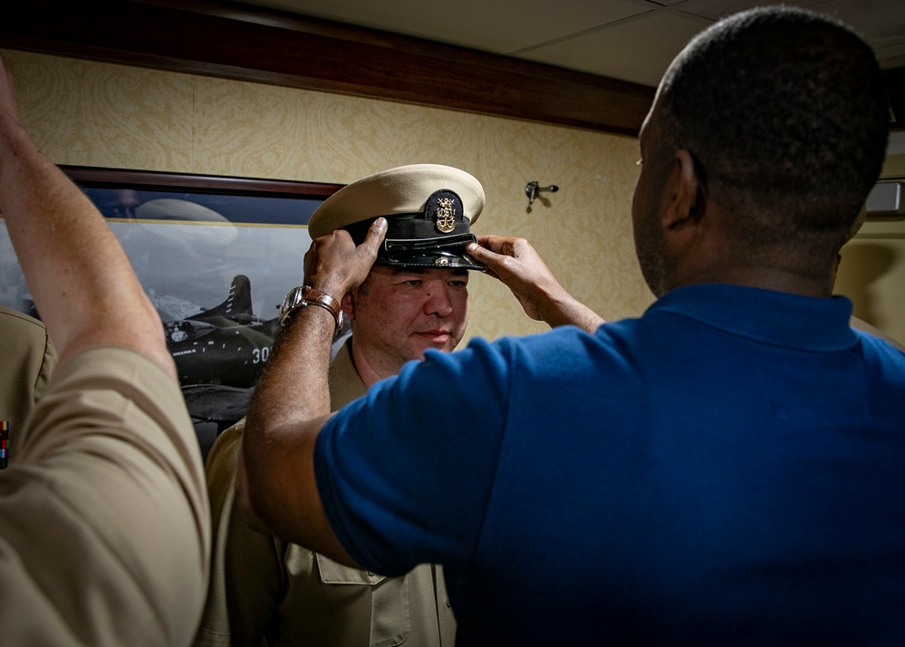 CSG-10 Master Chief Pinning