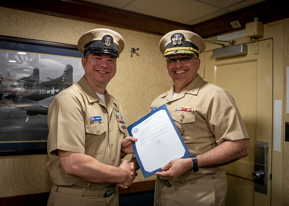 CSG-10 Master Chief Pinning