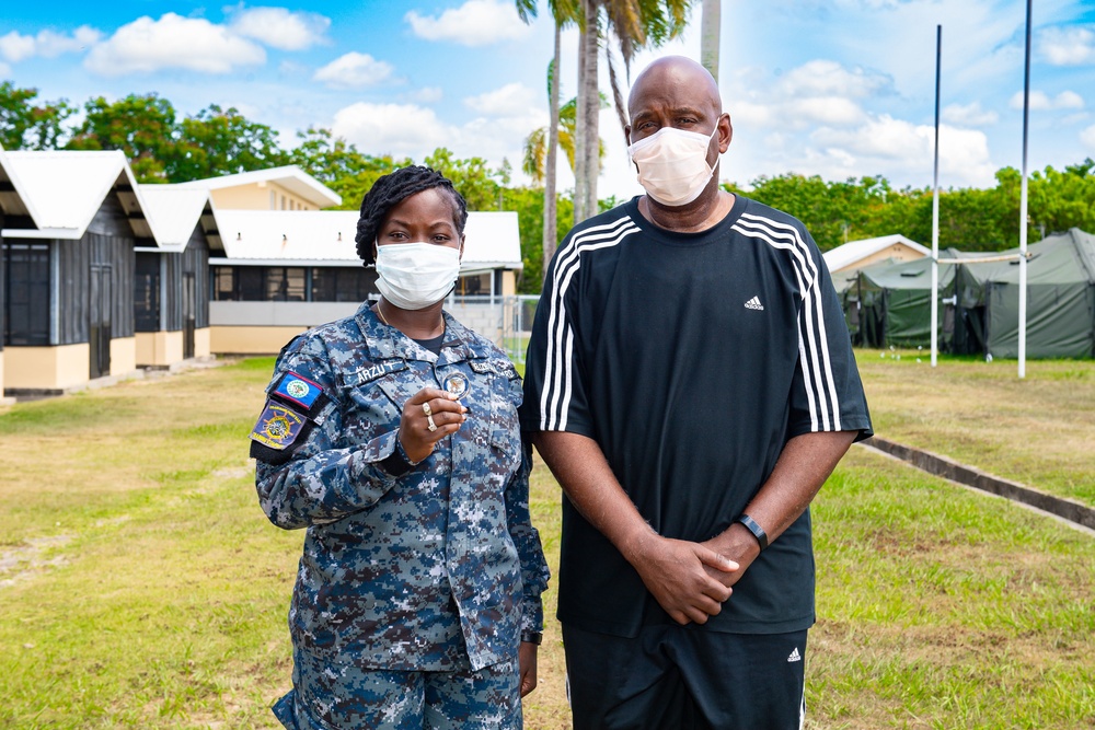 Exercise TRADEWINDS 2022 - CTF Belizean Honors and Awards