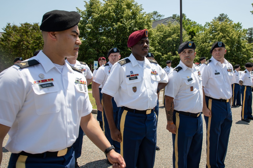 NCOA-E ALC Students compete in the Commandant's Inspection!