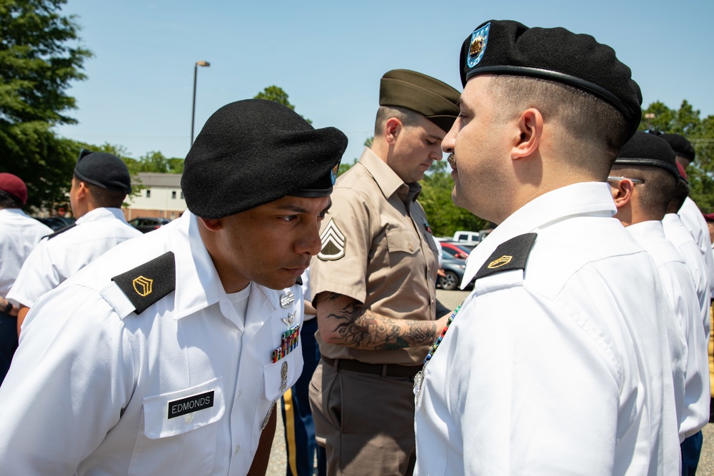 NCOA-E ALC Students compete in the Commandant's Inspection!