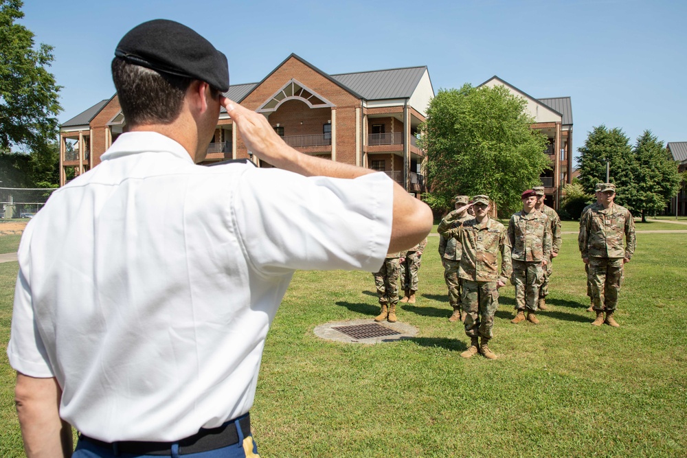 NCOA-E ALC Students compete in the Commandant's Inspection!