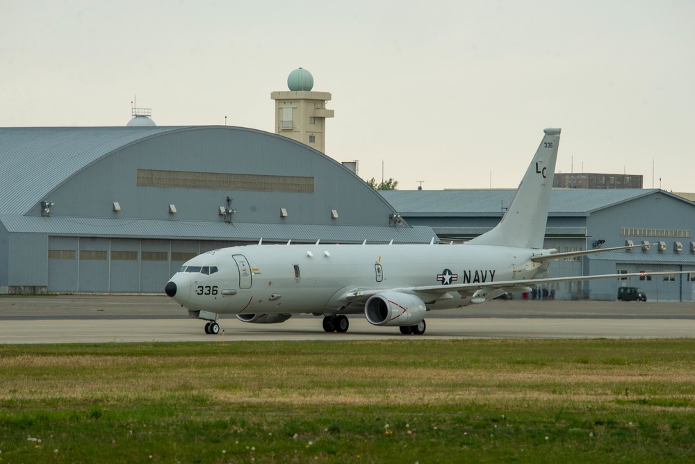 CTF 72 P-8A Poseidon Participates in &quot;Elephant Walk&quot; at Misawa Air Base