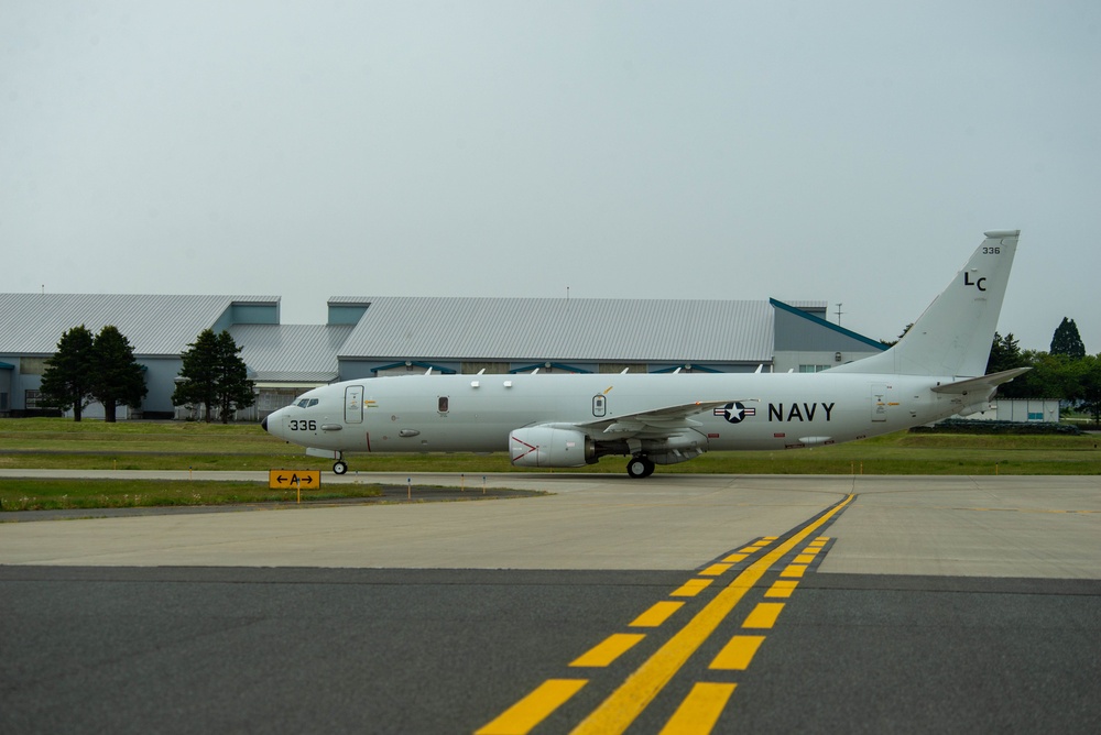 NAF P-8A Poseidon Participates in &quot;Elephant Walk&quot; at Misawa Air Base